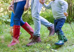Family walking