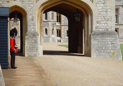 A guard at Windsor Castle