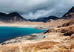 a beach on Skye