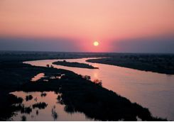 Zambezi River at Sunset