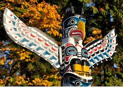 Totem in Stanley Park