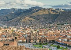 Aerial of Cusco