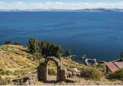 View of Lake Titicaca