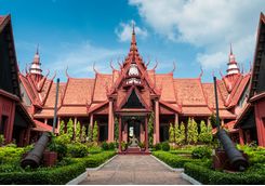 The entrance to the National Museum in Phnom Penh