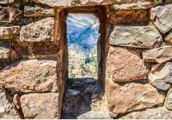 Pisac Incan ruins