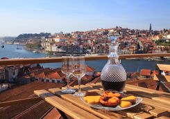 drink of port with a view