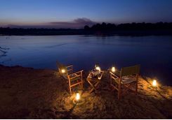 Sundowners by the river