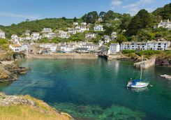 The harbour of Polperro