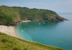 Fowey beach, cornwall