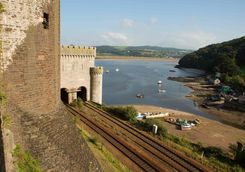Beach view from Conwy