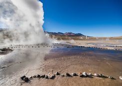Sunrise over Geysers