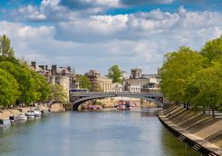 River running through York