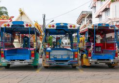 Tuk tuks in Bangkok