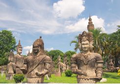 Buddha Park in Vientiane