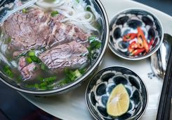 Vietnamese pho dish in Hanoi