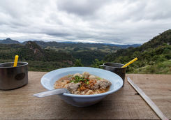 food and view