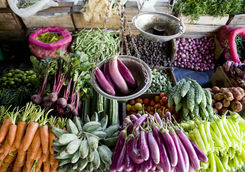 Vegetable in a Sri Lankan market