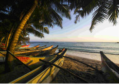 Sunset at Mirissa beach