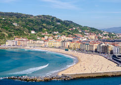 Zurriola beach