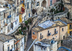 old colouful houses