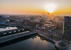 Sunset in Belfast