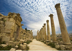 Columns in Jerash