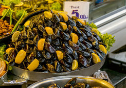 Street food at a Turkish market