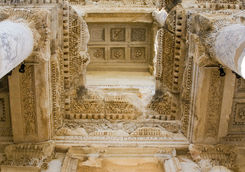 Details at Celsus Library in Ephesus