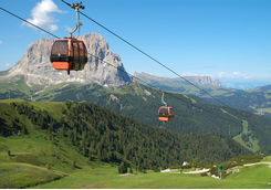 Lifts in the Dolomites