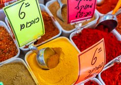 Camel market spices