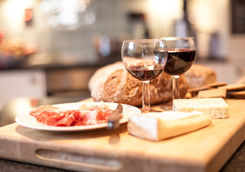 cheese and wine