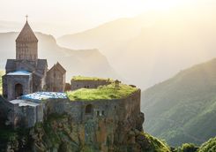 tatev monastery sunrise