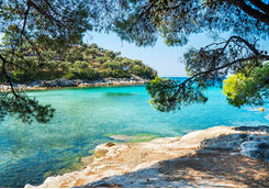 mediterranean landscape ocean
