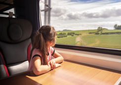 girl on a train