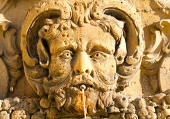 fountain detail valletta