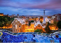 barcelona at night