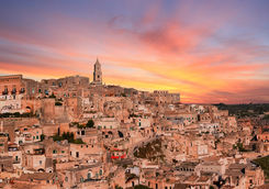 matera sunset