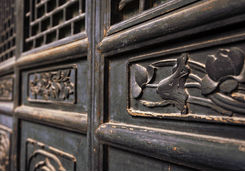 detail of a wooden door Great Mosque