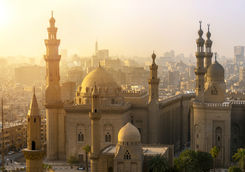 view of the mosques of sultan hassan