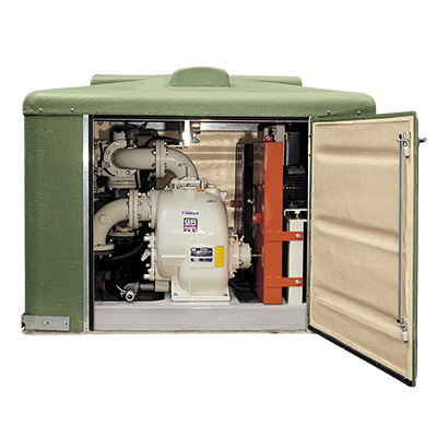 6' x 6'c Above Ground Pump Lift Stations Packaged Pumping Systems 