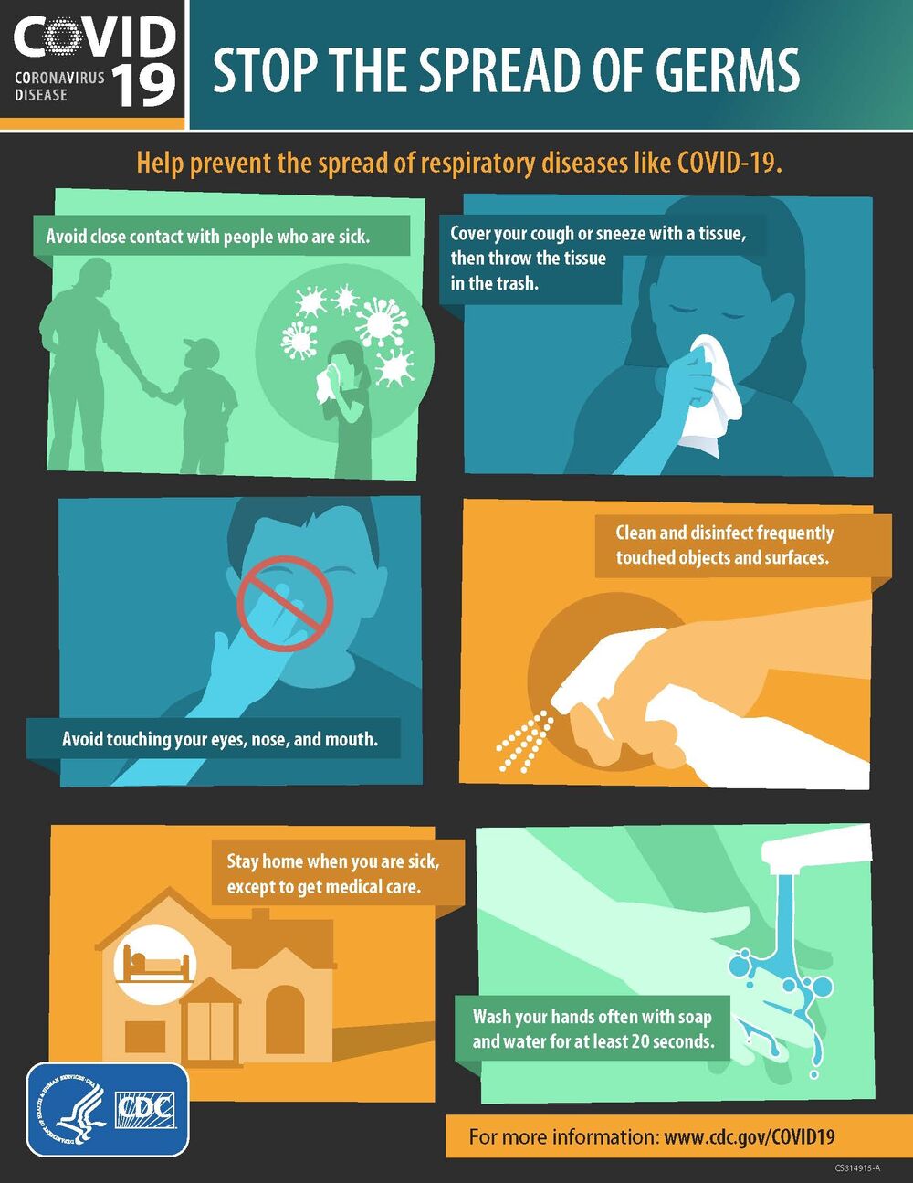 Stop the spread of germs