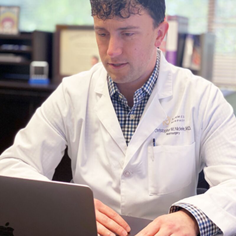 Telehealth Dr Nickele website photo portait