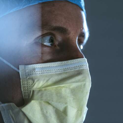 Doctor Eyes with Surgical Mask - Semmes Murphey Clinic