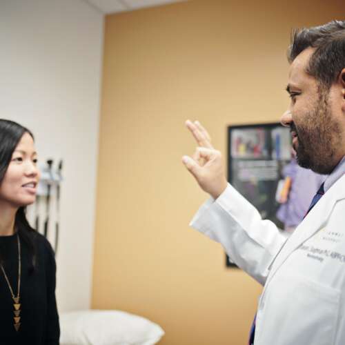 Doctor Baughman at Semmes Murphey Cognitive Testing