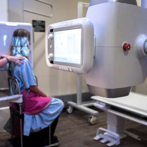 X ray machine at Semmes Murphey