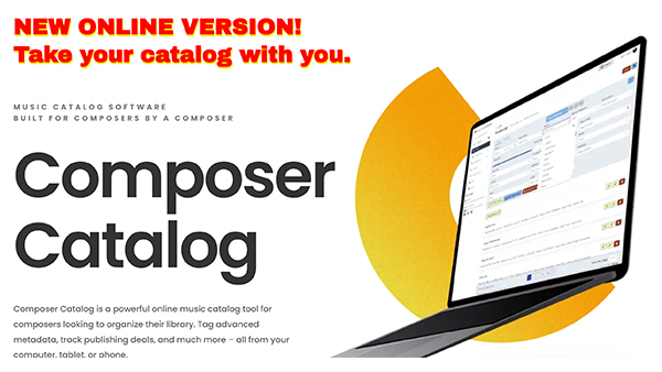 Composer Catalog Goes Online
