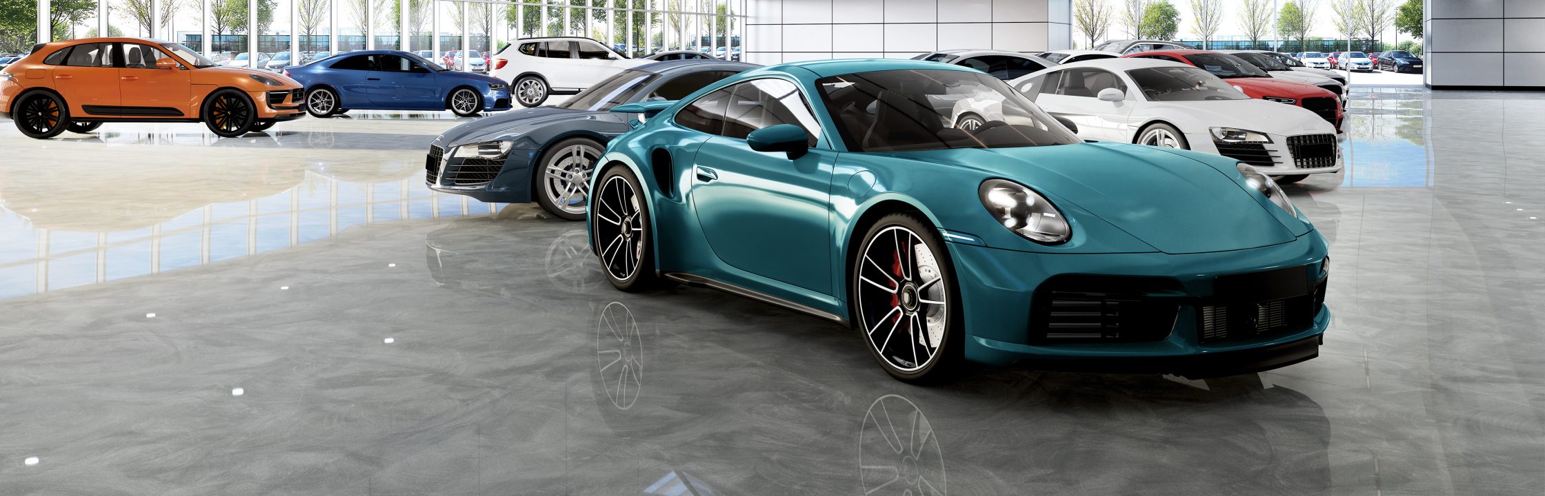 Commercial Vehicule Showroom banner