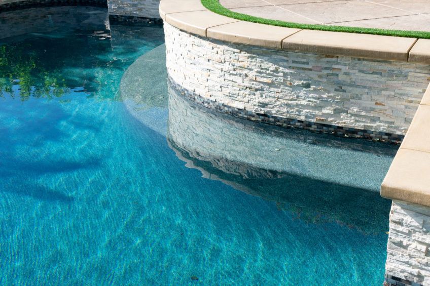 Glass bead pool 12
