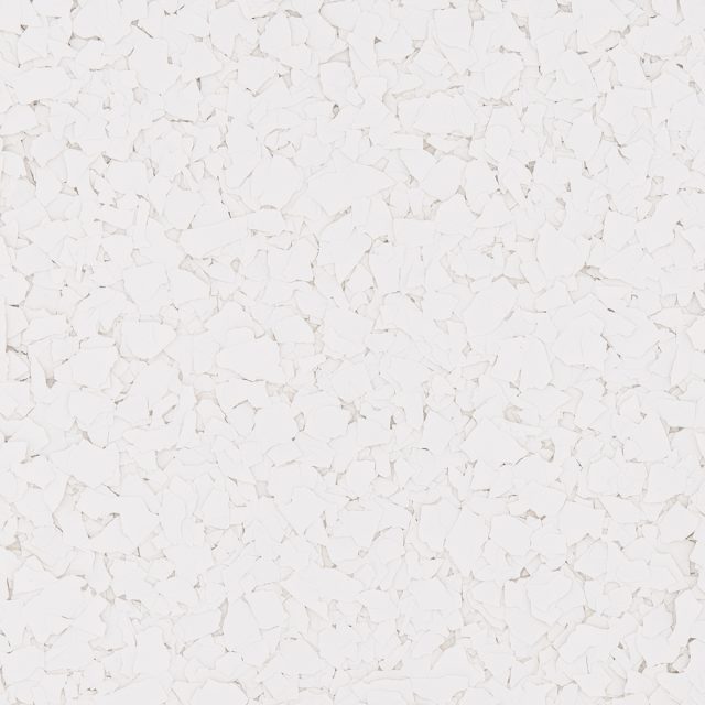 White (F1820-104) - 1/4" Flake