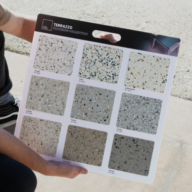 TERRAZZO FLAKE display board 2024 3